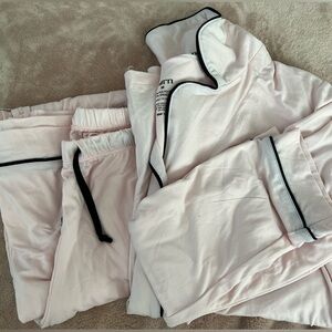 Born Pink Pajama Set with Black Trim